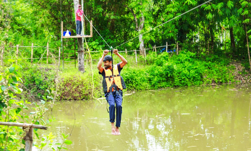 Zip line Activities in Sunbird Garden Resort 2